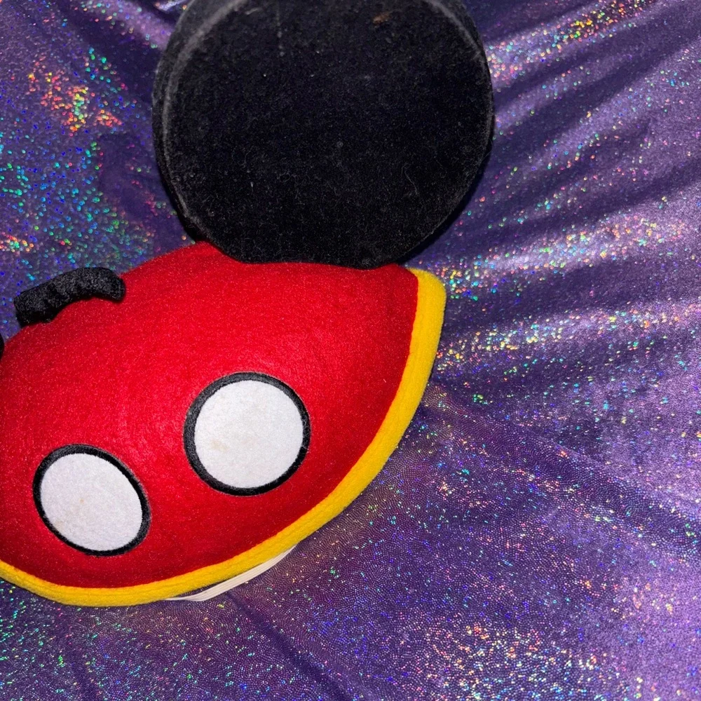 Disney Parks Mickey Mouse Red Pants Ears Tail Hat